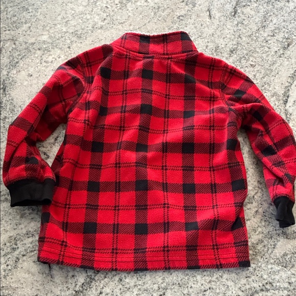 Carter's Plaid Red and Black Sweater l 3T - Picture 6 of 6